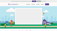 Desktop Screenshot of academy21.co.uk